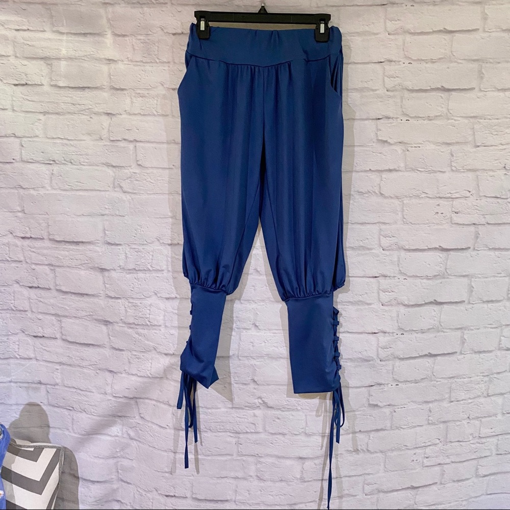 Blue Harem Pants - image 1